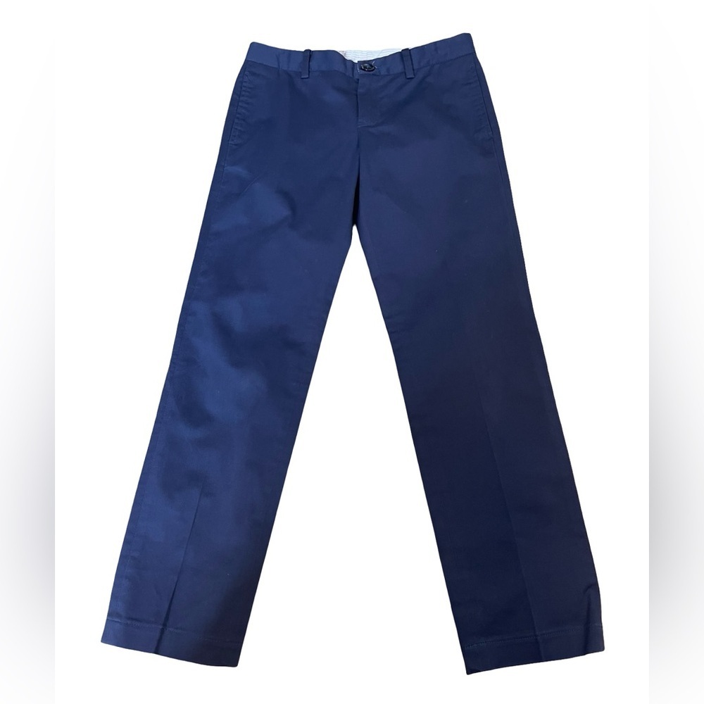 Gucci Chino style Navy Blue Pants logo on back pocket. Boys size 8 elastic waist
